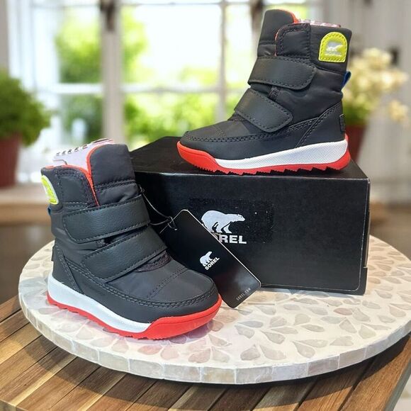 Sorel Whitney II Strap Insulated Snow Winter Waterproof Boots Toddler Kids Size - Picture 2 of 12